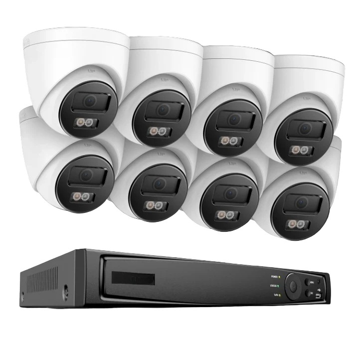 8-kanaals NVR Beveiligingssysteem – IP Camera Set – CCTV Bewaking – Videobewaking Systeem – 8x 4K Camera’s – 4K Resolutie – IP67 Weerbestendig - 4TB