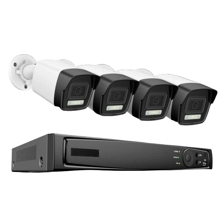 8-kanaals Bewakingsset – Beveiligingssysteem – Cameraset – NVR Systeem – IP Cameraset – 4K Resolutie – PoE Aansluiting - Geen Ingebouwde HDD