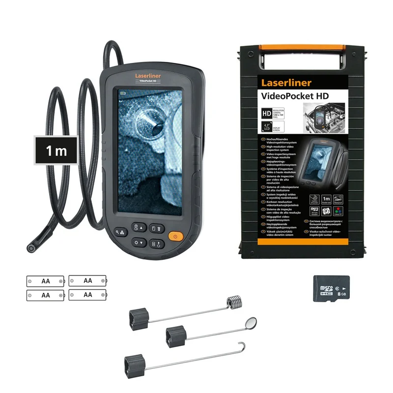 LASERLINER VIDEOPOCKET HD - 1280*720 - 1M 4X ZOOM 5,2MM 1M 4,3" TFT-DISPLAY