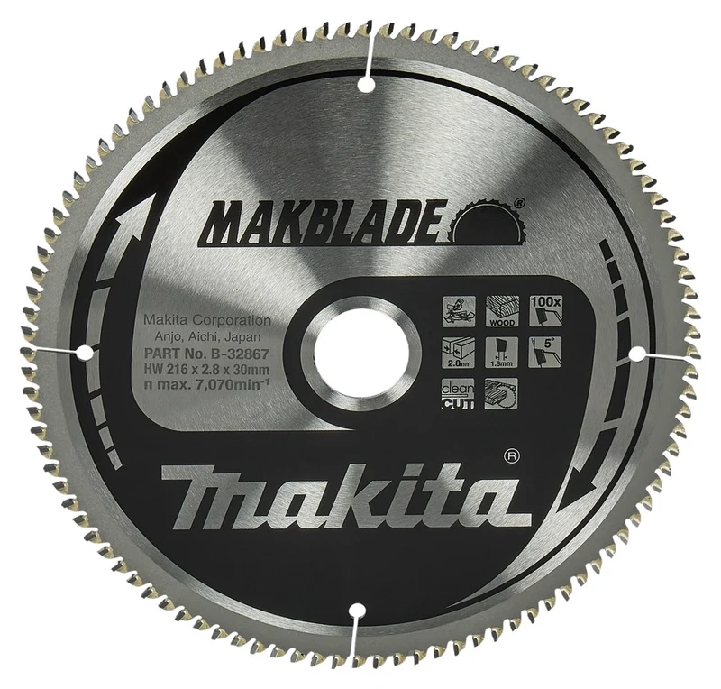 Makita HM ZAAGBLAD 216X30X2.1 100T - B-32867