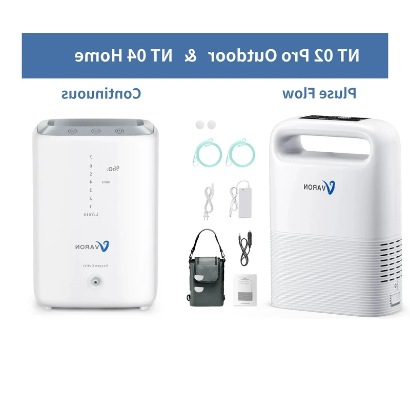 Zuurstofconcentrator – O2 Concentrator – Ademhalingstoestel – Medische Luchtgenerator – Draagbare Zuurstofmachine – Lichtgewicht 2,2 kg – Fluisterstil ≤43 dB