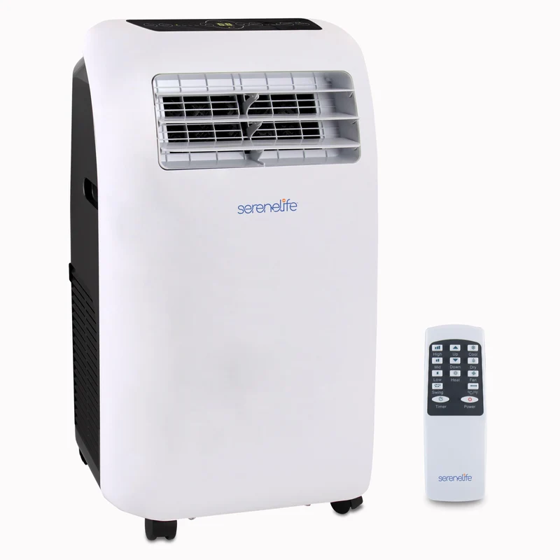Mobiele Airconditioner – Draagbare Airco – Mobiele Airco – Verkoeler – Ontvochtiger – 7000 BTU – Stil en Compact met Wieltjes