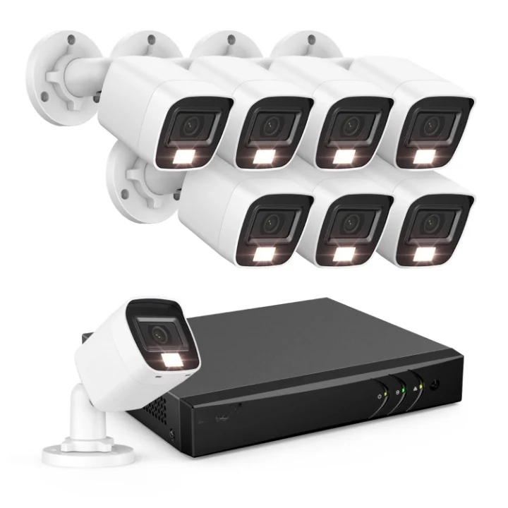8-camera Beveiligingsset – CCTV Systeem – Surveillance Camera – Beveiligingscamera – Camera Set – Full HD 1080p Resolutie – IP67 Weerbestendig - 4TB