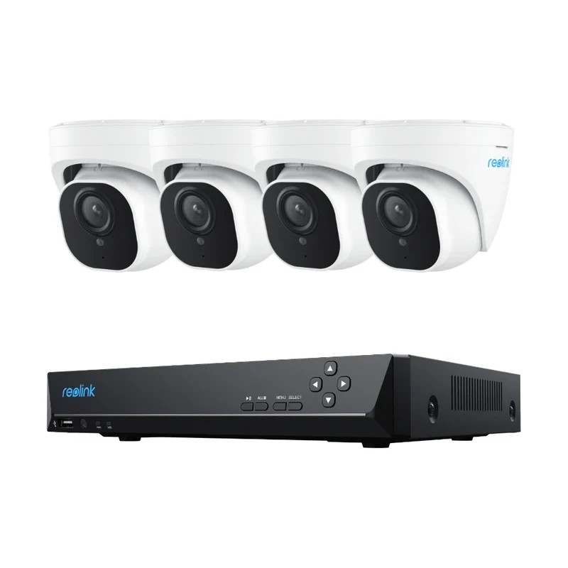 8-kanaals Beveiligingscamera Set – Bewakingscamera Systeem – Camerakit – IP Camera – PoE Camera – 5MP Super HD – Smart Motion Detectie