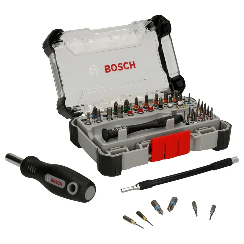 BOSCH DISPLAY: 6X SET SCHROEFBITS 43DLG