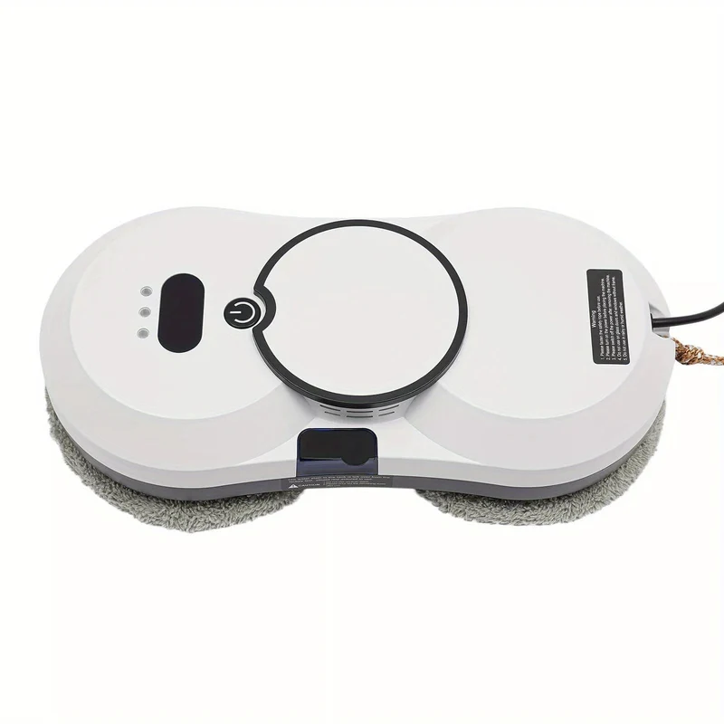 Raamreinigingsrobot – Ramenrobot – Glazenreiniger – Stofzuigerrobot – Dweilrobot – 2-in-1 Stofzuigen en Dweilen – Wit Modern Design – Sterke Draagkracht 6 kg