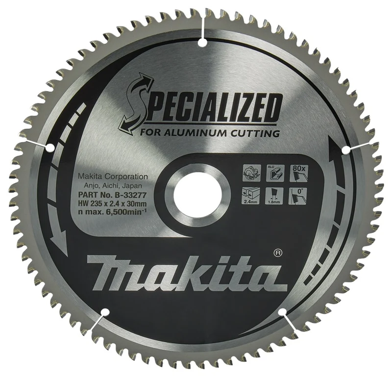 Makita HM-ZAAGBLAD 235X30X2,4 80T