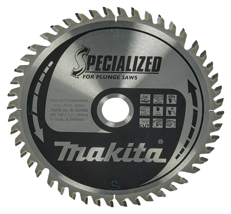 Makita HM-ZAAGBLAD 160X20X2,2 48T