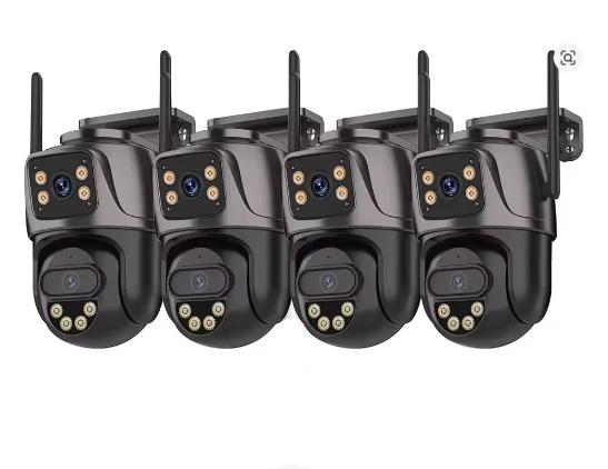 Beveiligingscamera – Camerabewaking – Bewakingscamera – IP-camera – CCTV – 8CH NVR 4PCS 6MP – AI Persoonsdetectie en 270° Pan-Tilt Zoom