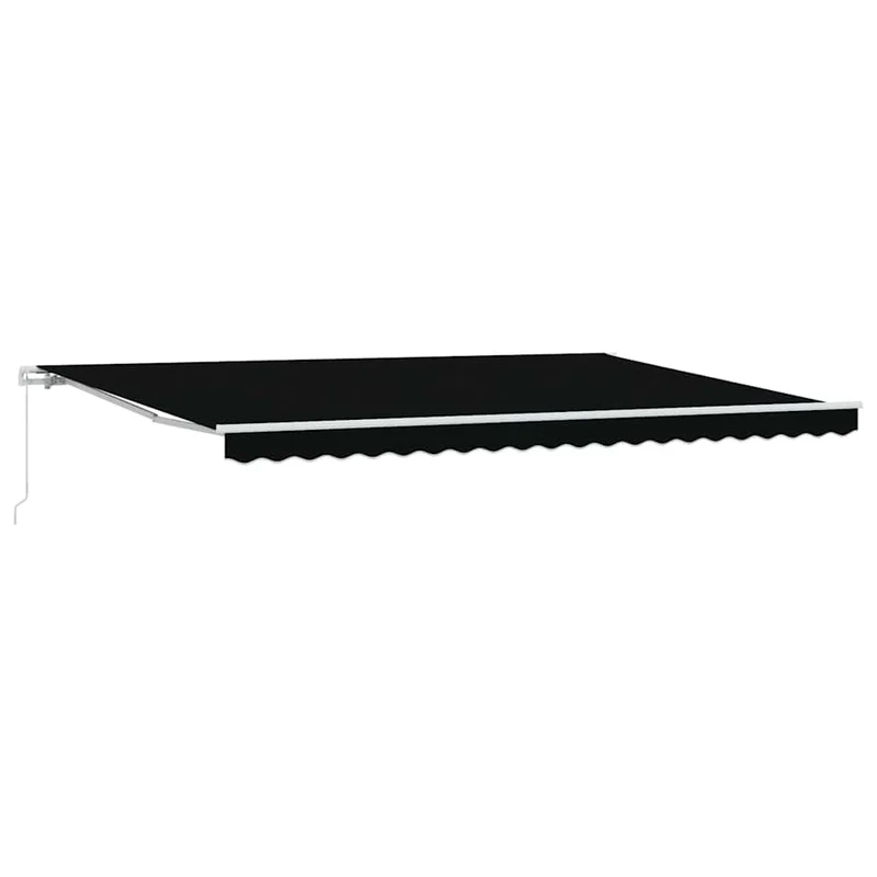 Zonnescherm – Uitschuifbare Zonwering – Balkon Zonwering – Terrasluifel – Buitenluifel – Waterafstotend Polyester – UV-Bescherming – Zwart