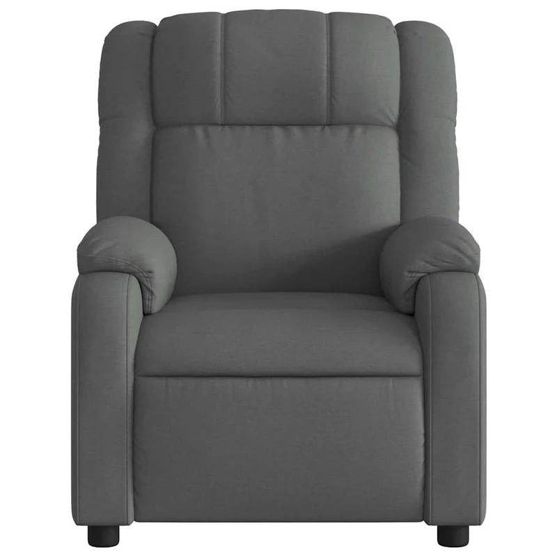 Elektrische Relaxfauteuil – Relaxstoel – Loungefauteuil – Elektrische Stoel – Massagefauteuil – Donkergrijs – 6 Massagepunten – Elektrische Verstelling 135°