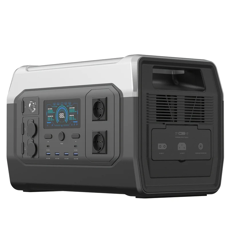 Portable Powerstation – Draagbare Generator – Powerstation – Powerbank – Noodstroom – 1800W Output – 1024Wh Lithiumbatterij