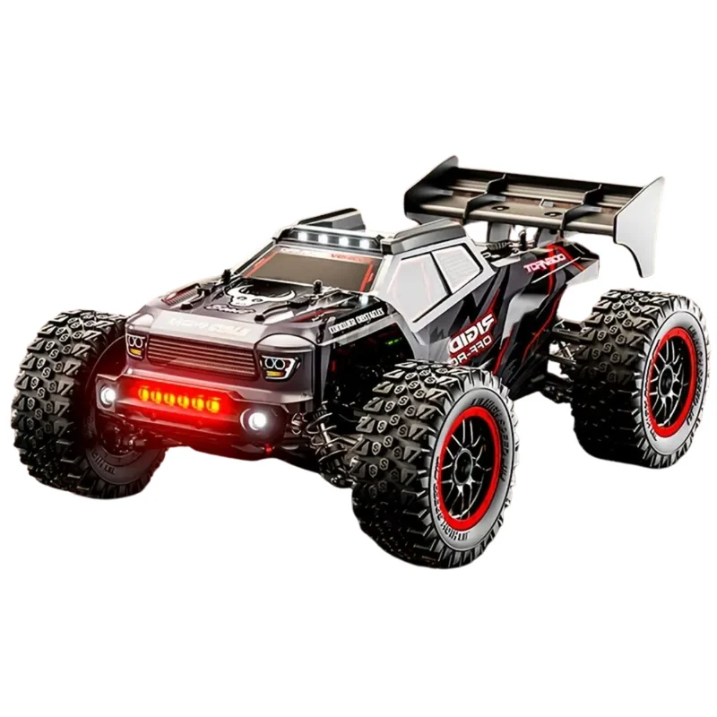 Afstandsbaanwagen – RC Auto – Bestuurbare Auto – Radiografisch Voertuig – Speelgoedauto – Oplaadbare Batterij – Veilig Kunststof Design – SG316MAX Zwart