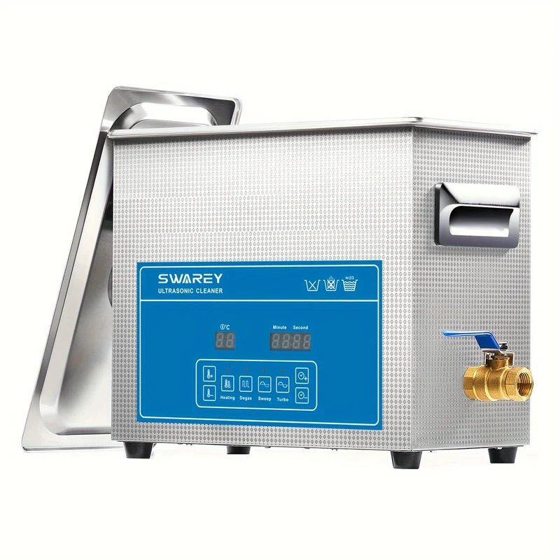 Ultrasone Reiniger – Ultrasoon Schoonmaakapparaat – Sieraden Reiniger – Horloge Cleaner – Brillenreiniger – Met Verwarming Tot 80°C – Roestvrij Stalen Behuizing