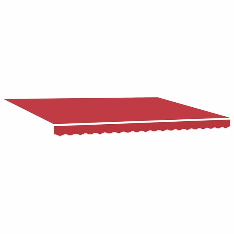 Handmatige Vouwzonwering – Uitschuifbare Zonwering – Zonneluifel – Schaduwdoek – Balkonzonwering – Rood – 450x300 cm – UV- en Waterbestendig Polyester