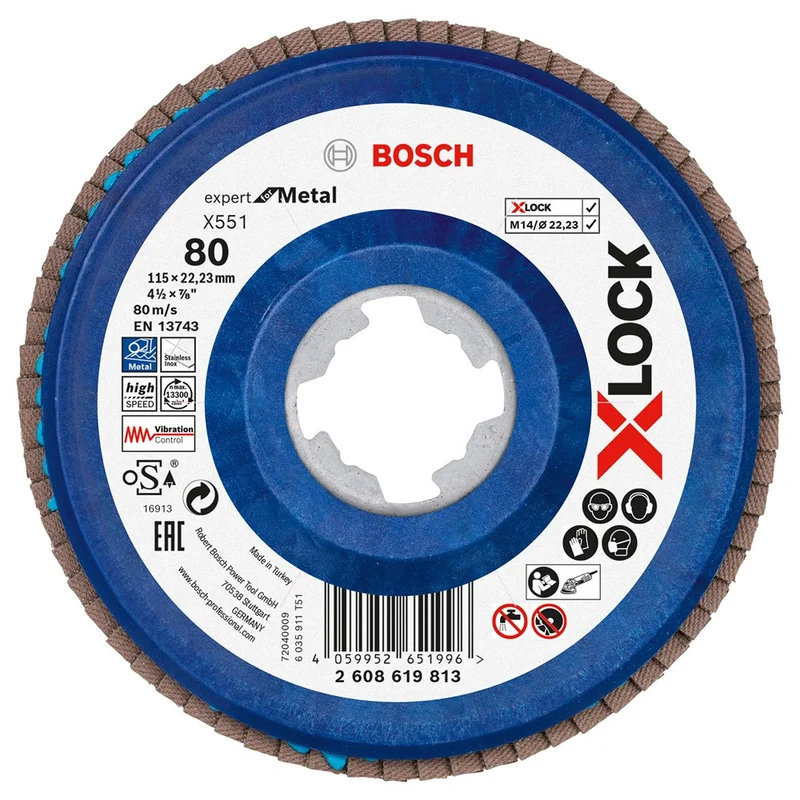 Bosch LAMELLENSCHIJF 115, G80 KUNSTSTOF | XLK