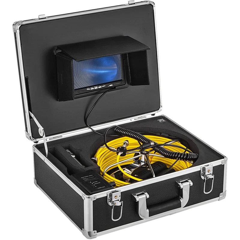 Rioolcamera – Inspectiecamera – Endoscoop – Leidingcamera – Buisinspectie – 20 Meter Kabel – 9 Inch LCD Scherm