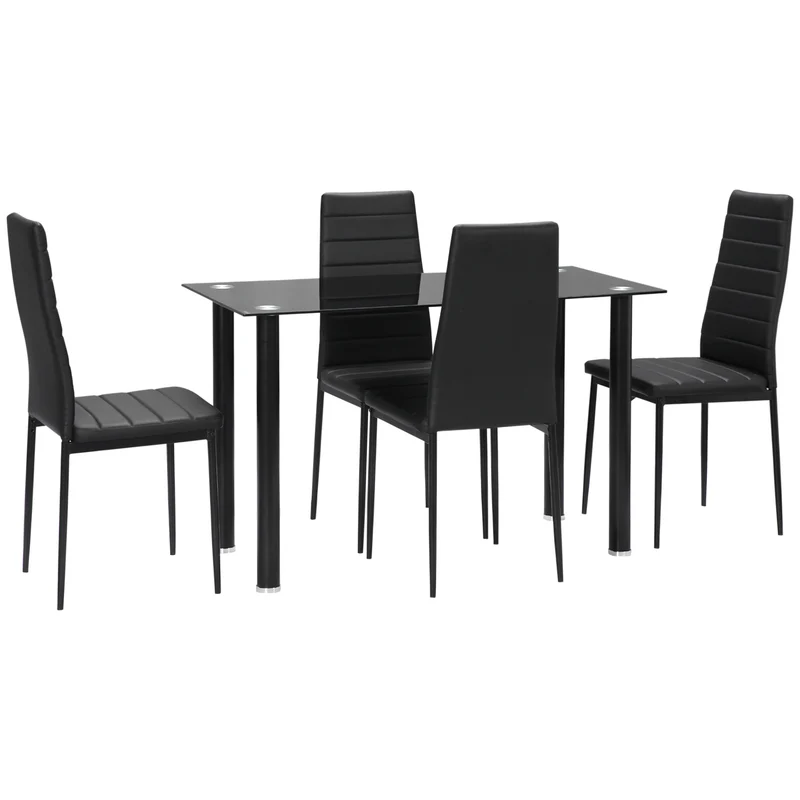 Eetkamerstoelen – Stoelen – Bistrostoelen – Keukenstoelen – Zitstoelen – Set van 2 – Linnen-Polyester Bekleding – Comfortabele Schuimrubber Zitting