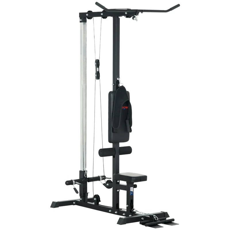 Fitnessstation – Krachtstation – Home Gym – Spiertrainingsapparaat – Trainingsbank – Verstelbare Zitting – Max. Belasting 110 kg