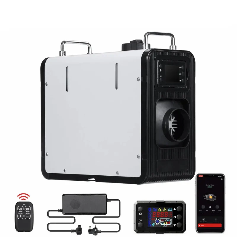 Diesel Parkeerverwarmer – Luchtverwarmer – Cabin Heater – Truck Verwarming – Mobiele Heater – 5-8 kW Vermogen – Bluetooth Bedienbaar