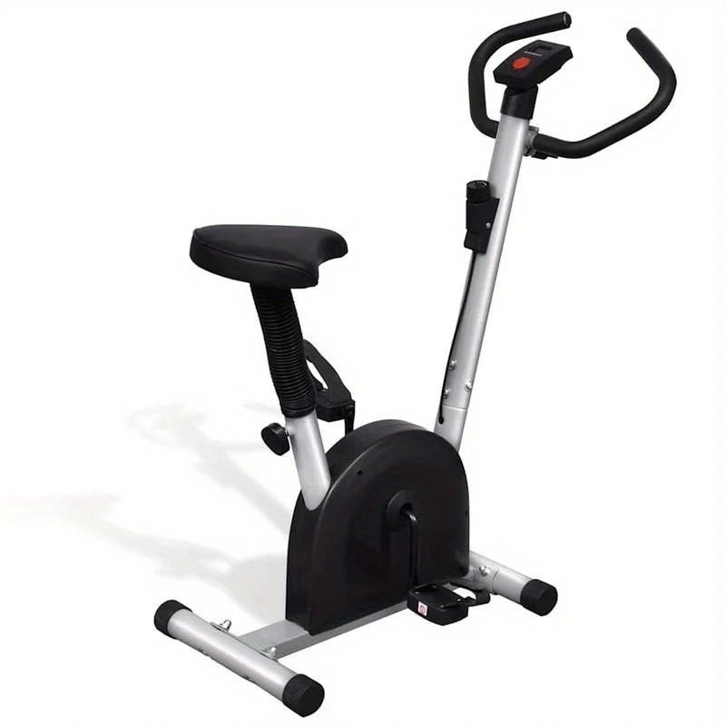 Elittica High-Quality Indoor Cycling Bike with Tungsten Steel Frame, Black Saddle, and Adjustable Resistance - Perfect for Home Workouts, Home Workout Equipment|Adjustable Resistance Bike|Durable Steel Frame