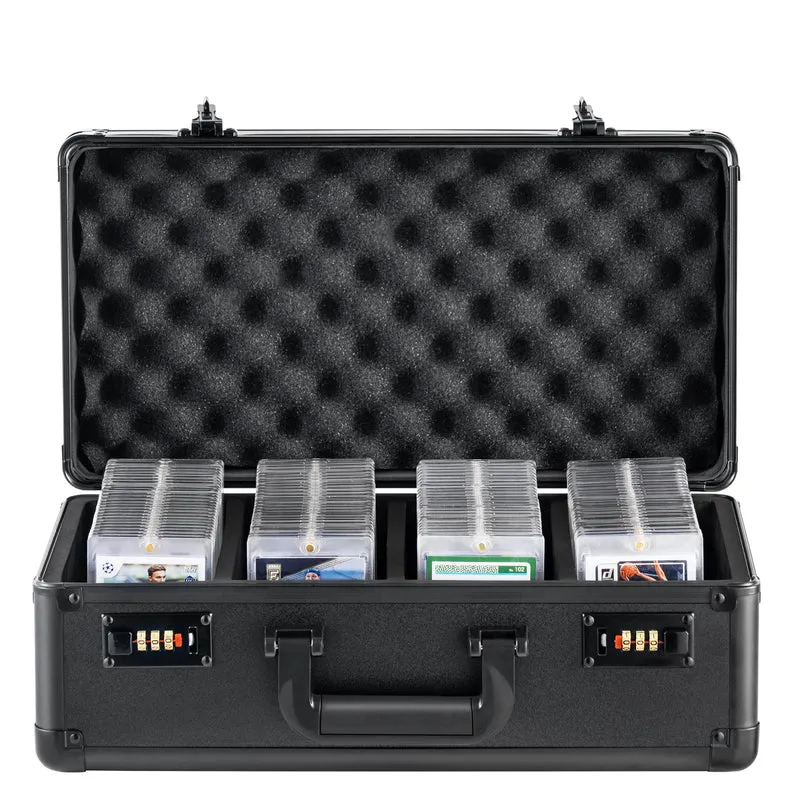 Opbergbox voor Graded Cards – Sportkaartkoffer – Kaartenbox – Verzamelbox – Beschermbox – Grote Capaciteit voor 108 PSA Kaarten – Met Driecijferig Combinatieslot