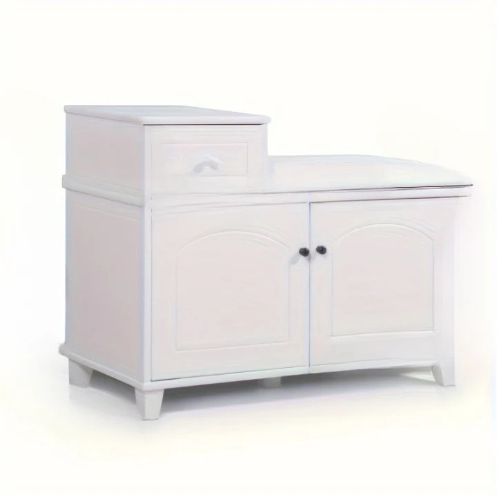 Organizedlife Small Shoe Bench With Storage, Shoe Cabinet With Seat, Door Shoe Cabinet, Solid Wood Shoe With Storage For Entrance, Entryway Or Hallway, Multi-functional Shoe Cabinet Stool, Large Space Shoe Cabinet