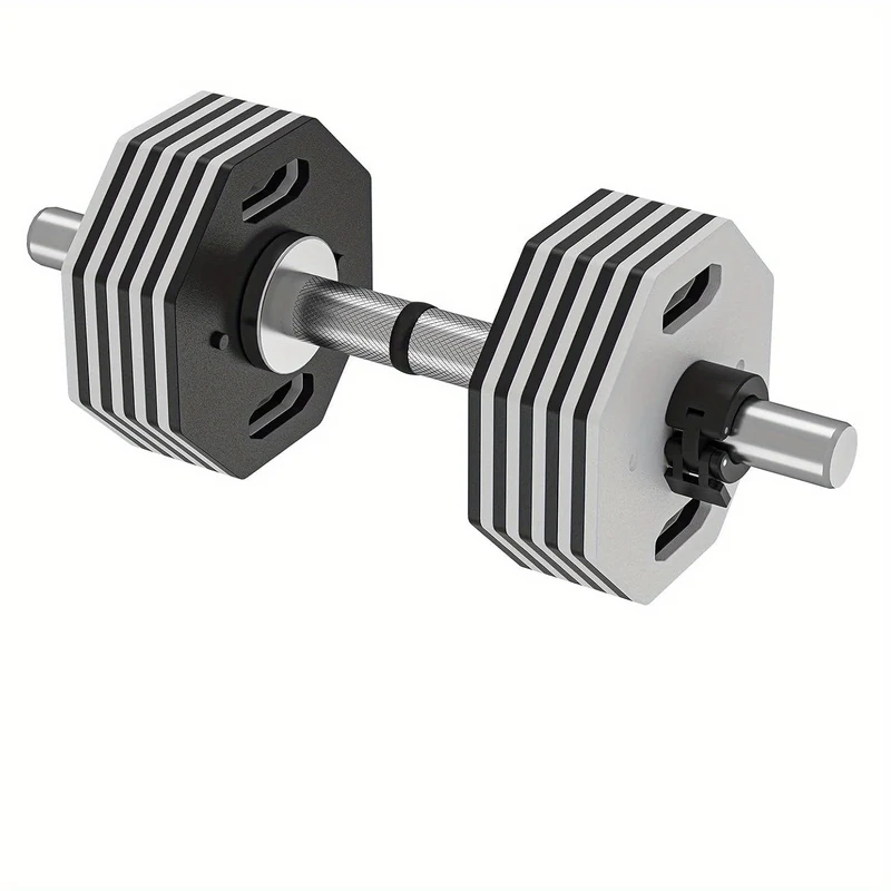 Halterset – Dumbbell – Barbell – Verstelbare Dumbbell – Gewichtenset – 26 kg – Hoogwaardig Staal – Compact Design