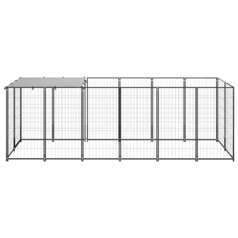 Hondenhok – Hondenkennel – Hondenren – Buitenhok – Hondenkooi – Stevige Stalen Constructie – Ruim 330x110x110 cm