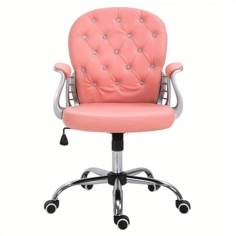 Ergonomische Bureaustoel – Bureaustoel Comfort – Werkstoel – Kantoorstoel – Stoel Verstelbaar – Memory Foam Zitkussen – Stevig Metaal Frame – PU Bekleding – 59,5x60,5 cm