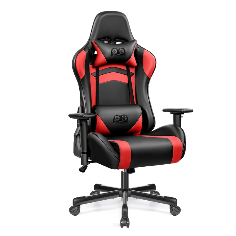 Gamestoel – Gaming Stoel – Game Stoel – Gaming Chair – Bureaustoel – PU-leer – Verstelbare Rugleuning Tot Slaapstand – 3D Verstelbare Armleuningen