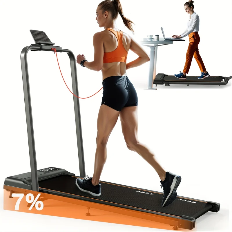 Loopband – Wandelband – Treadmill – Wandelmachine – Fitnessapparaat – 2,5 PK Motor – Inklapbaar Met Hellingfunctie