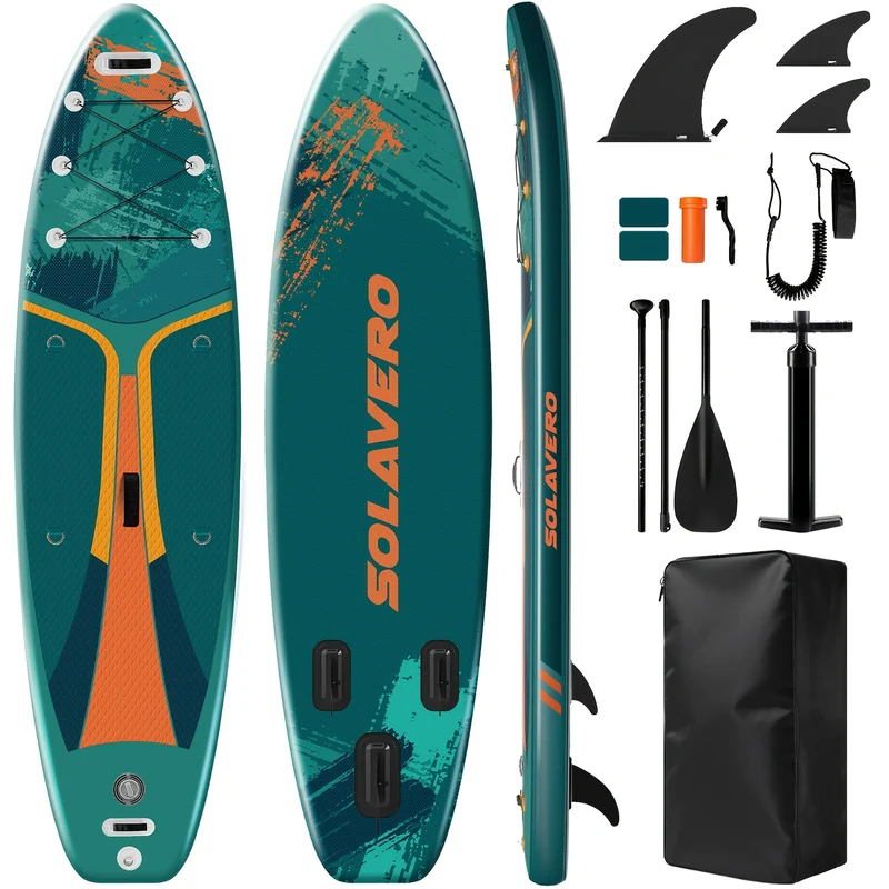 Opblaasbare Paddleboard – Stand Up Paddleboard – SUP Board – Stand-Up SUP – Inflatable SUP – 304 x 84 x 15 cm – Stabiel En Ruim – Sixlaagse PVC Met UV-Bescherming