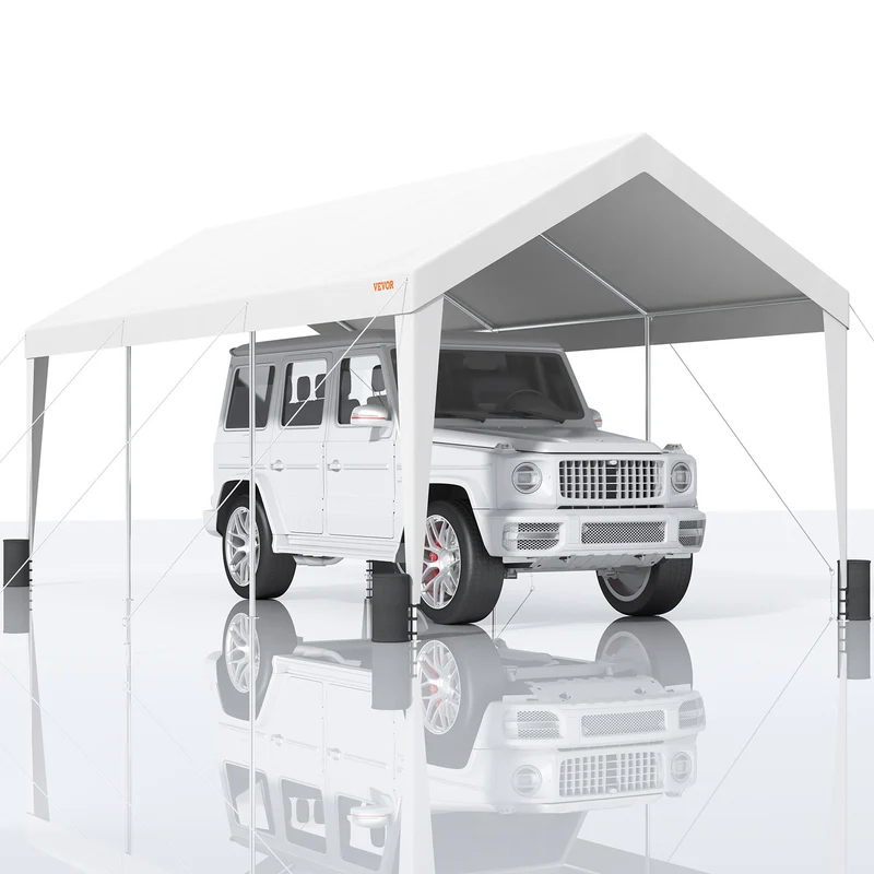 Carport – Overkapping – Garage – Tuinoverkapping – Carporttent – 3x6 Meter – Gegalvaniseerd Staal – Waterdicht en UV-bestendig