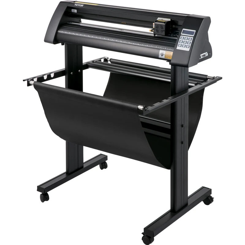 Vinylsnijder – Vinyl Cutter – Snijplotter – Snijmachine – Plotter – Ingebouwd Optisch Oog – 870 mm Snijbreedte – LED-Display