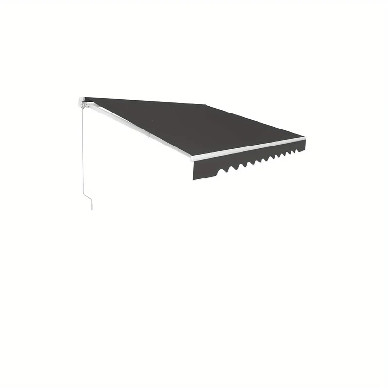 Verstelbare Zonwering – Knikarmscherm – Terrasdoek – Balkonzonwering – Uitschuifbare Luifel – Aluminium Frame – 3,6x3 Meter – Verstelbare Hoek 40°-100°