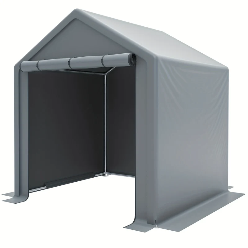 Mobiele Opbergschuur – Tuinberging – Fietsenstalling – Motorschuur – Gereedschapsopslag – Opvouwbaar Design – Stevig Stalen Frame 190x170x200 cm