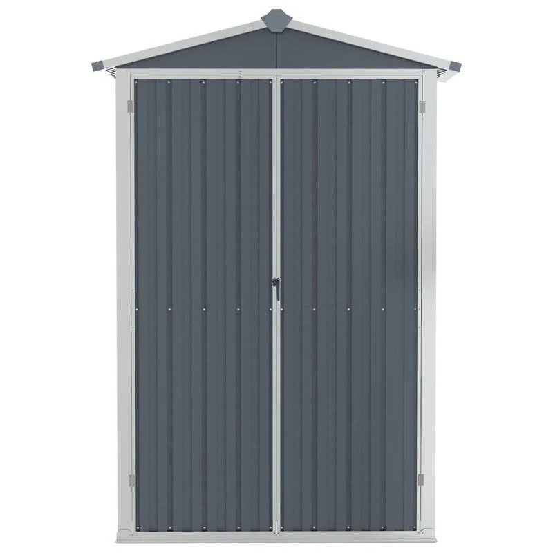 Tuinhuisje – Gereedschapsschuur – Tuinschuur – Tuinberging – Tuinkast – Gegalvaniseerd Staal – Compact 116x45x175 cm – Weerbestendig & Mobiel