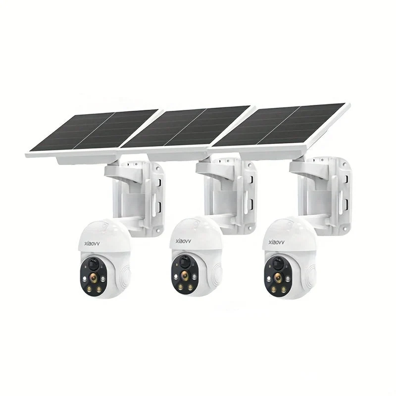 Beveiligingscamera – Camerabewaking – Buitencamera – Bewakingscamera – Draadloze Camera – 1080P Full HD – Zonne-energie Met Menselijke Detectie – Kleurennachtzicht Met Tweeweg Audio