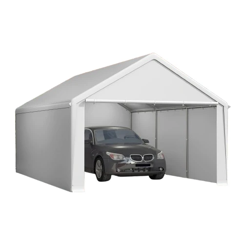 Opslagtent – Schuurtent – Garagetent – Tuinberging – Weidetent – 4x6 Meter – Stevig Metalen Frame – Verwijderbare Zijwanden