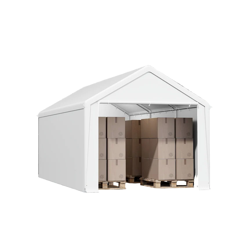 Opslagtent – Schuurtent – Garagetent – Carporttent – Weidetent – 3x6 Meter – Stevig Metalen Frame – Afneembare Zijwanden