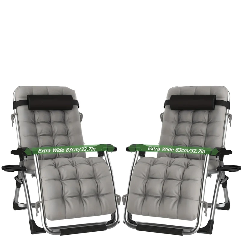 Zero Gravity Stoel – Tuinstoel – Ligstoel – Relaxstoel – Lounge Stoel – Extra Breed 83 cm – Draagvermogen 180 kg