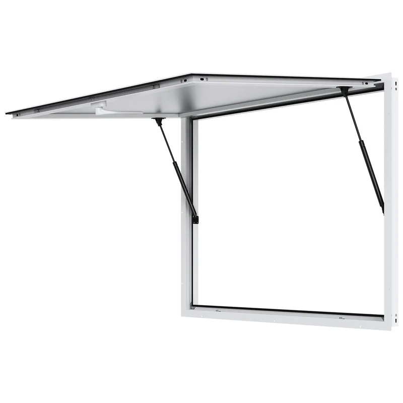 Foodtruck Luifel – Serviceraam – Verkoopkraam Raam – Mobiele Eetunit – Foodtruck Ramen – Aluminium Frame – 48"x36" Openingsmaat – Hydraulische Steunen