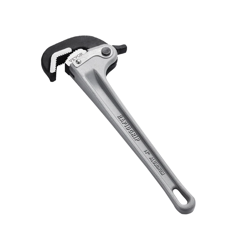 Pijpsleutel – Buisratel – Buismoersleutel – Sanitairgereedschap – Installatiesleutel – Aluminium – 14 Inch – Automatische Bekverstelling – Ergonomisch Handvat
