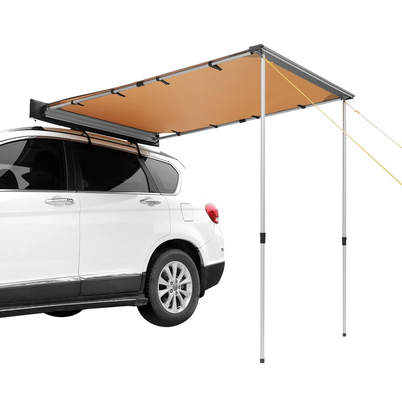 Luifel Auto – Zijluifel – Zonnescherm – Kampeertent – Autoluifel – Groot 2x2,5m – Waterbestendig PU3000mm – UV-bescherming