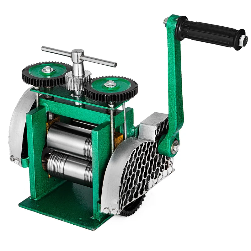 Rollerspers – Metaalwals – Juwelierswals – Walsmachine – Metaalroller – 120 mm Breedte – 4:1 Overbrengingsverhouding