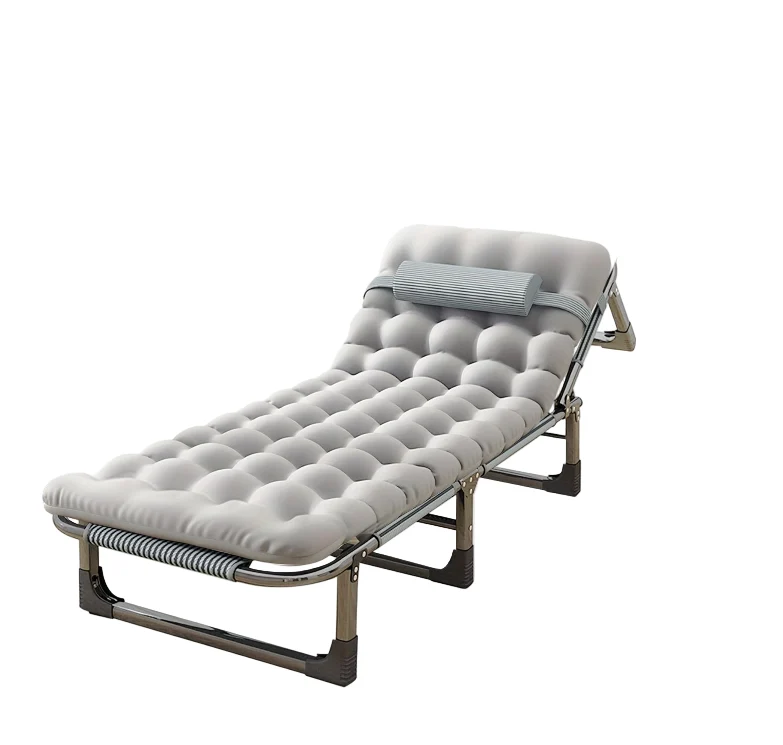 Campingbed – Reisbed – Veldbed – Opvouwbaar Bed – Slaapbed – Inklapbaar 4-Persoons – Aluminium Frame – Inclusief Matras – Draagt Tot 150 kg