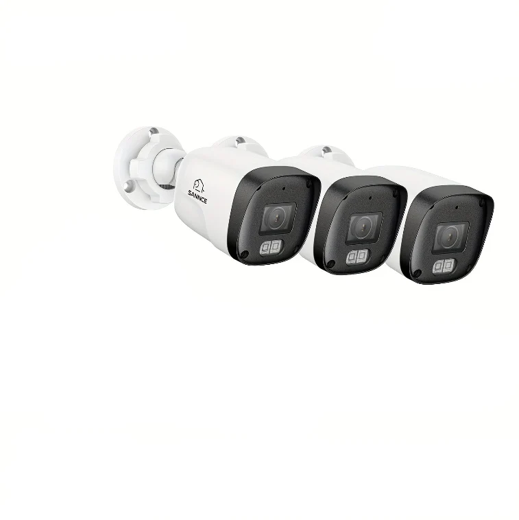 Beveiligingssysteem – Bewakingscamera – Camerabeveiliging – Security Camera – Surveillance Kit – 4 Bullet-camera’s – 6MP NVR Met 2TB HDD – Nachtzicht Tot 30 Meter – PoE Aansluiting Met App-meldingen