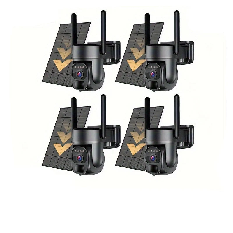 4G Beveiligingscamera – Draadloze Cameraset – 3G Camera – Outdoor Beveiliging – Solar Camera – 2K HD Resolutie – Nachtzicht en Bewegingsdetectie