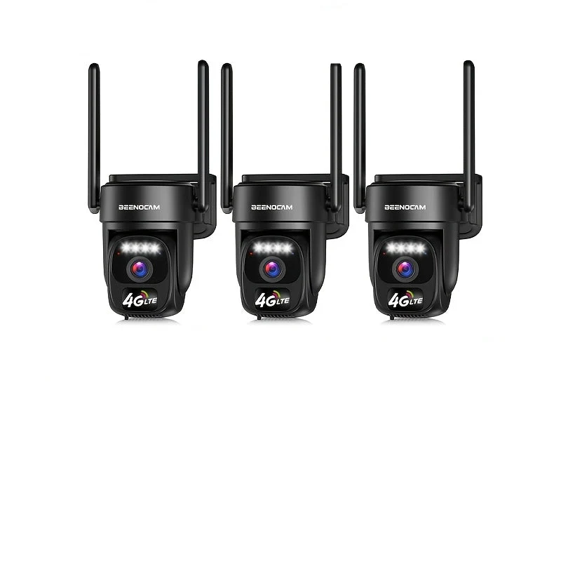 4G Outdoor Beveiligingscamera Set – Draadloze Beveiligingscamera – Surveillance Camera – Buiten Camera – Security Camera – Zonne-energie – Automatische Bewegingsdetectie Met Volgfunctie